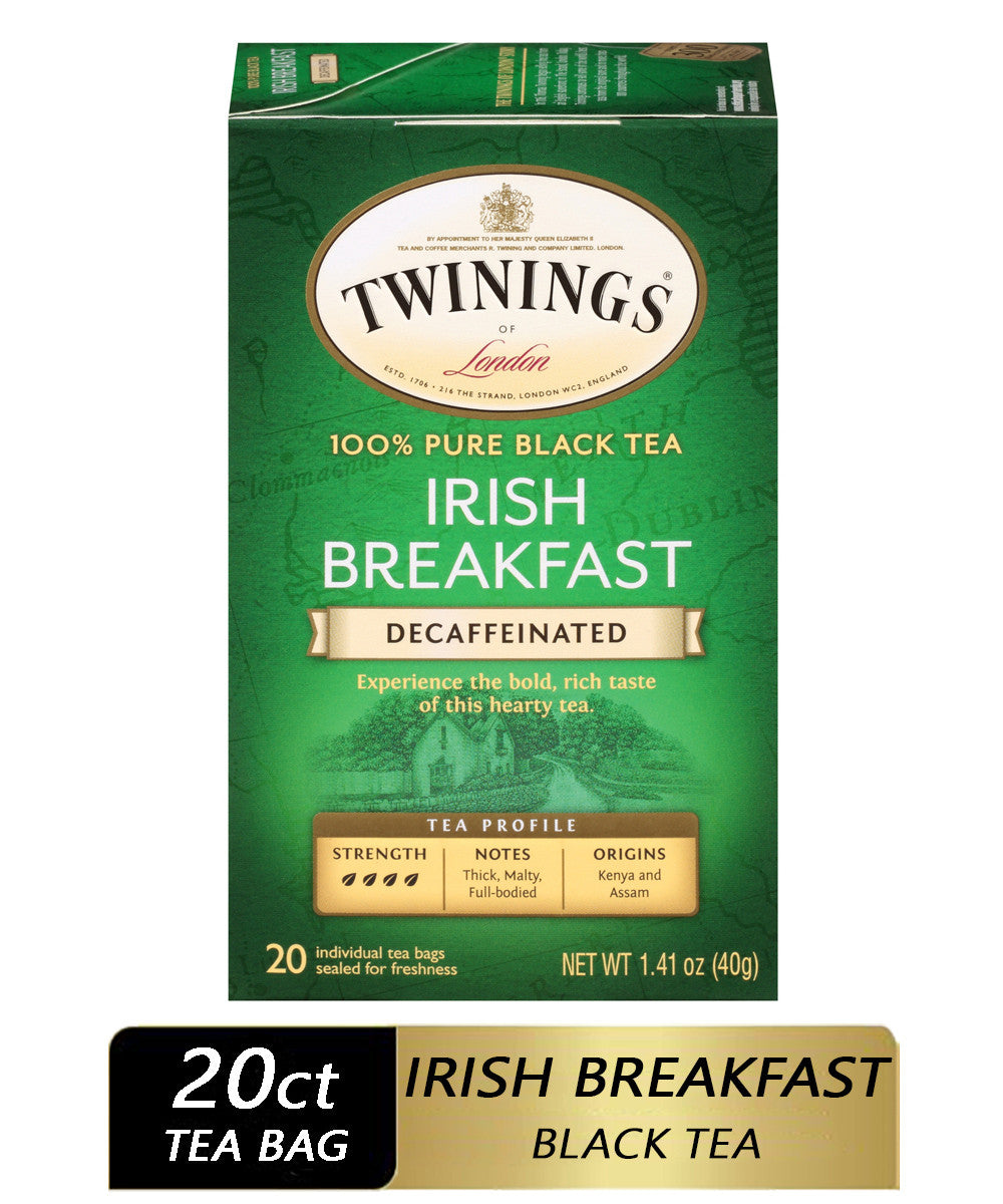 TWININGS DECF IRSH BRKFS ( 6 X 20 BAG  )