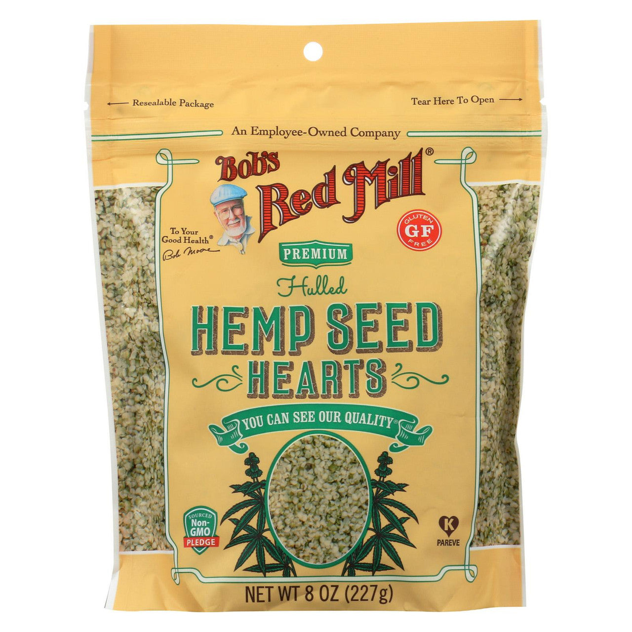 BOBS SEEDS HEMP HULLED ( 5 X 8 OZ   )
