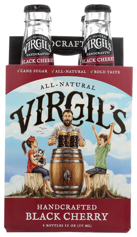 VIRGILS BLK CHRY CRM SDA ( 6 X 4 PACK )