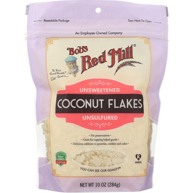 BOBS COCONUT FLAKES ( 4 X 10 OZ   )
