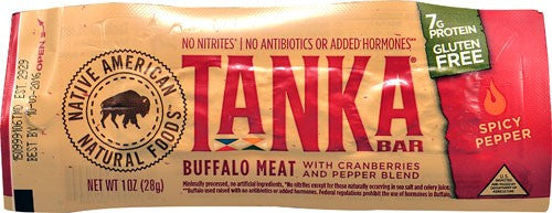 Tanka Natural Buffalo Cranberry Hot Bar (12x1 Oz)
