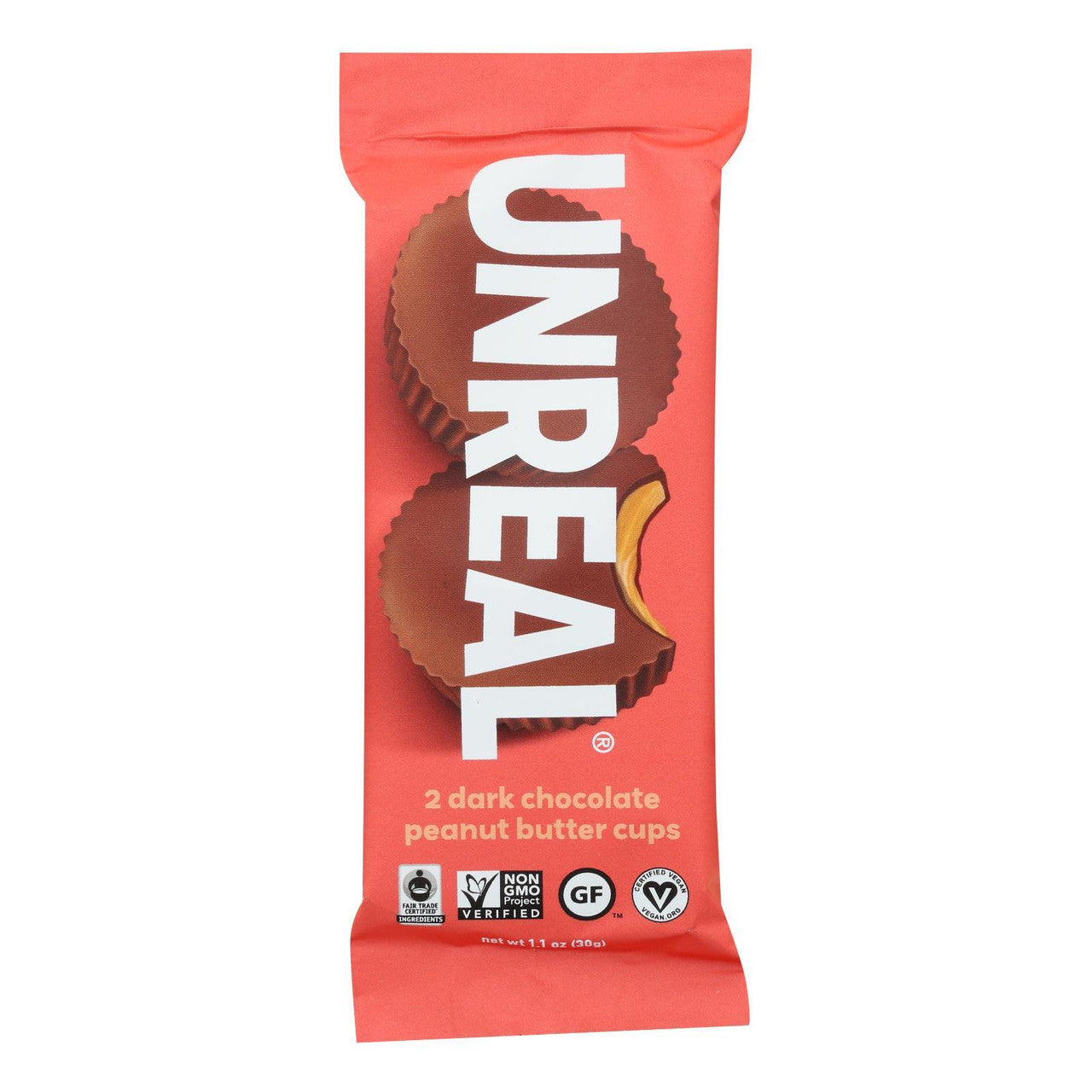UNRL DK CHOC PBTR CUPS ( 12 X 1 OZ   )