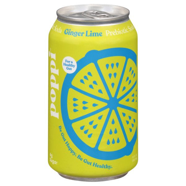 POPPI GNGR LM PREB SODA ( 12 X 12 OZ   )