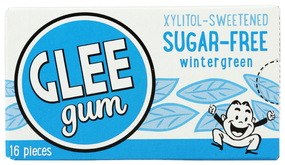 GLEE GUM WINTERGREEN SF ( 12 X 16 PC   )