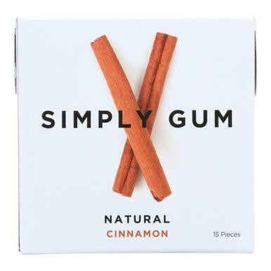 Simply Gum All Natural Gum Cinnamon (12X15 Ct)