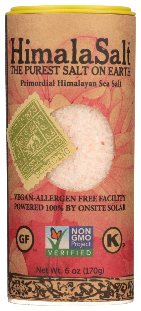 Himalayan Salt Fine Grain Shaker (6x6 Oz)