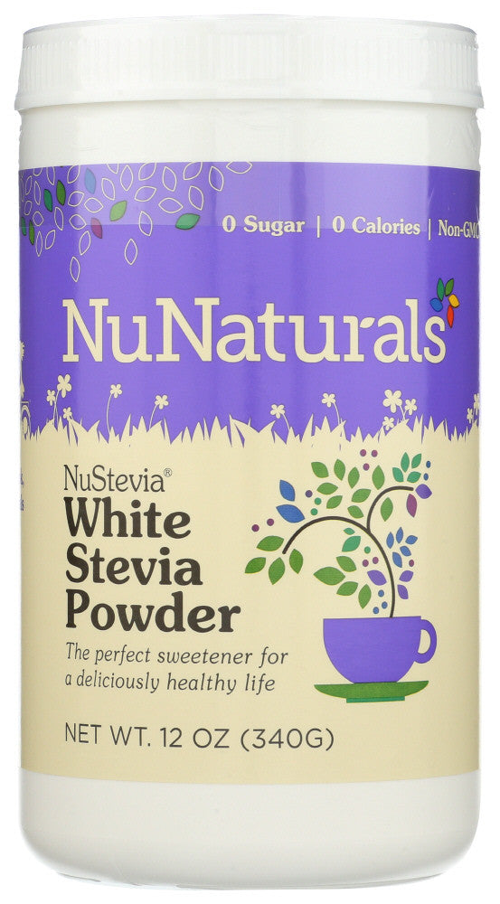 NUNATRL STEVIA WHTE PWDR ( 1 X 12 OZ   )