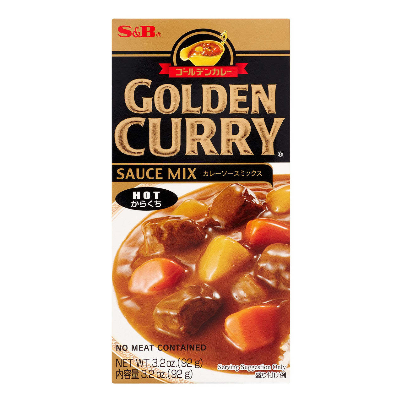S&B GLDN CURRY MIX HOT ( 12 X 3.2 OZ   )