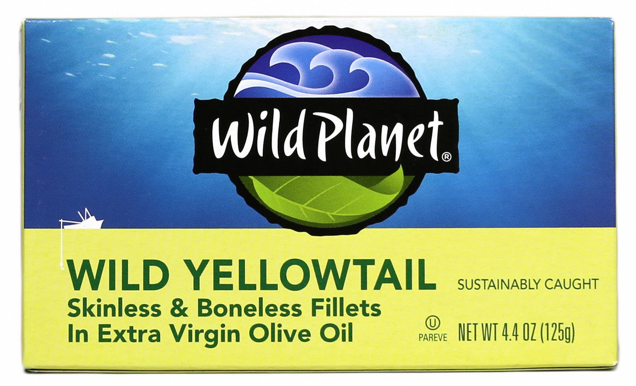 Wild Planet Yellowtail Fillets In Organic Extra Virgin Olive Oil (12x4.37 OZ)