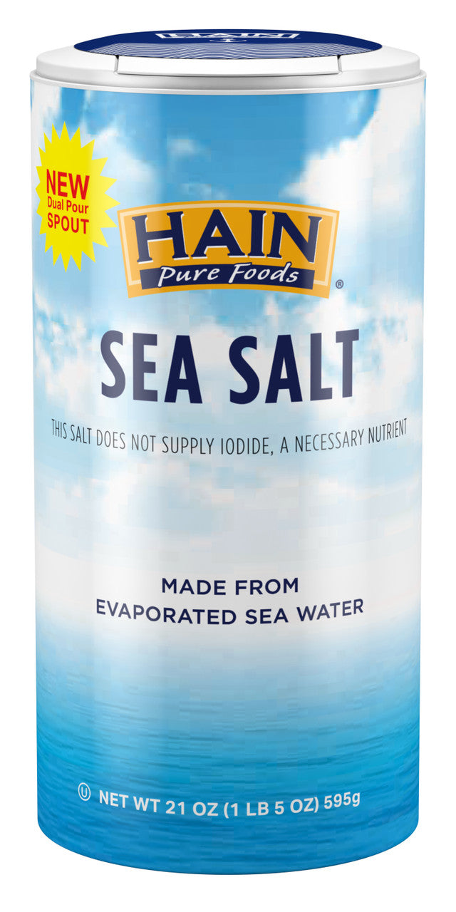 HAIN SEA SALT ( 8 X 21 OZ   )