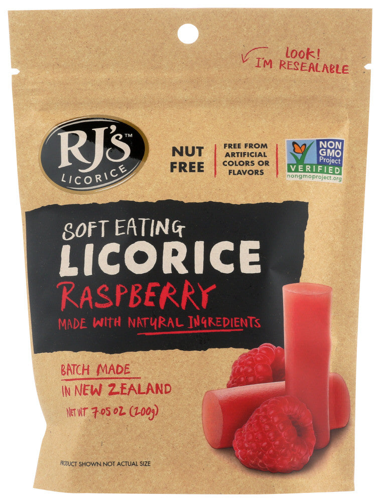 RJS SOFT RASP LICORICE  ( 8 X 7.05 OZ   )