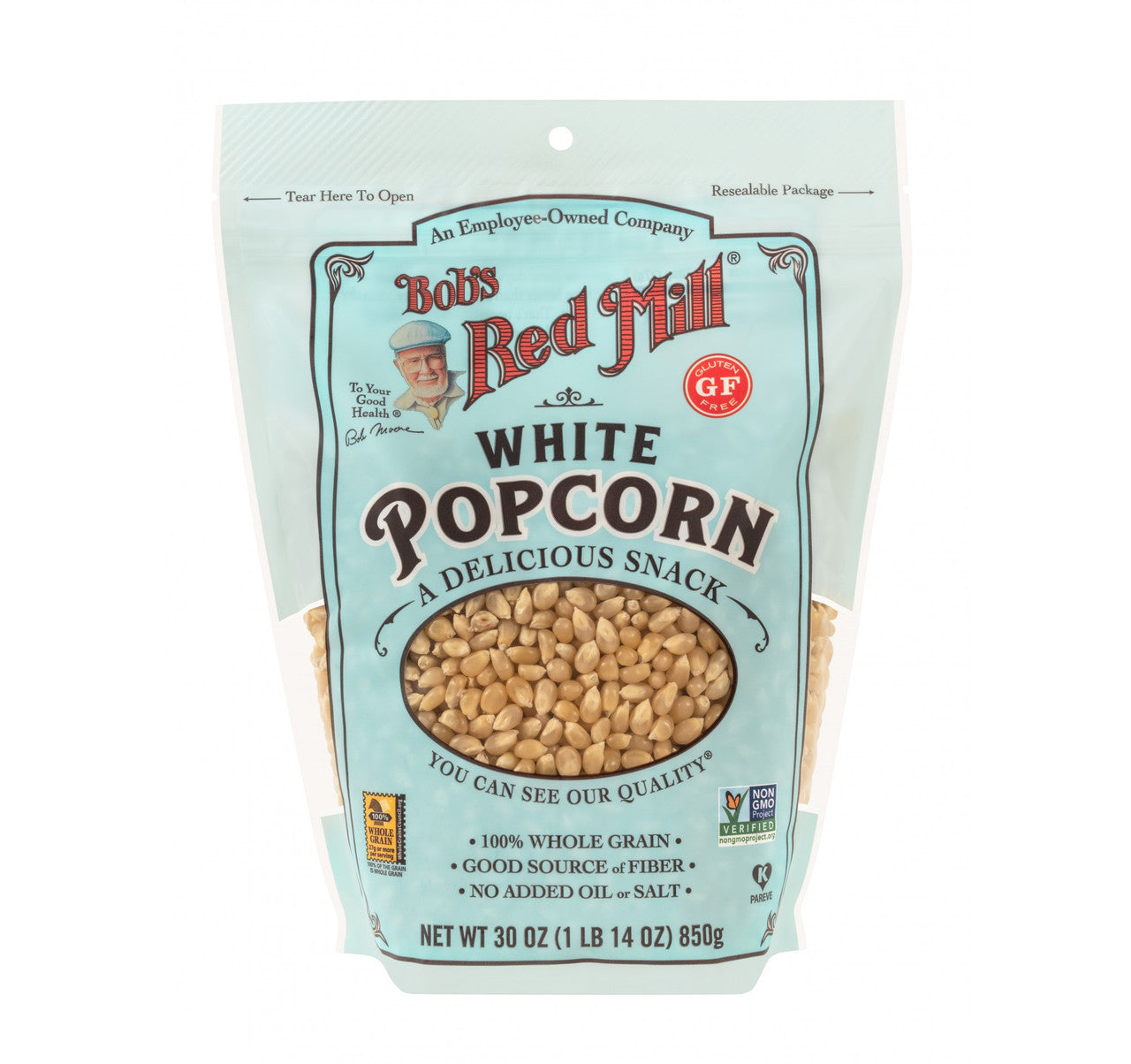 BOBS WHITE POPCORN ( 4 X 30 OZ   )