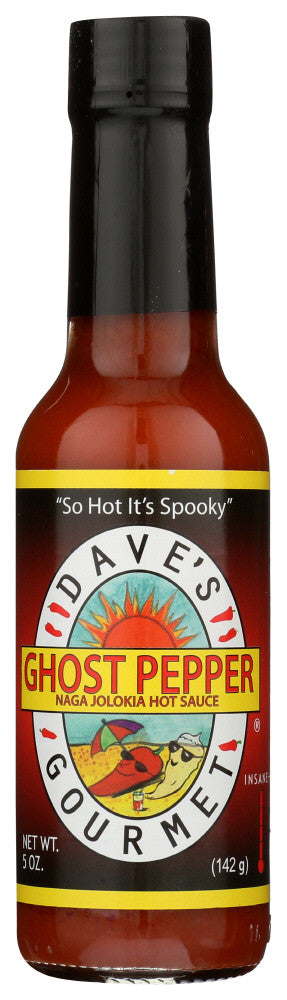 Dave's Gourmet Ghost Pepper Naga Jolokia Hot Sauce (12x5Oz)