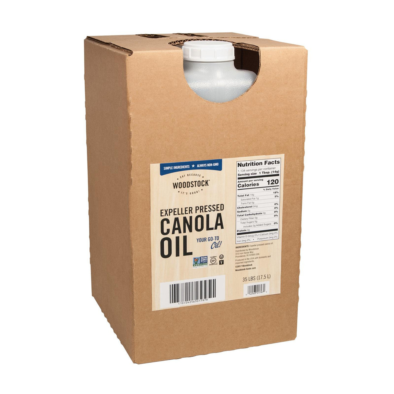 WOOD CANOLA OIL NON-GMO ( 35 X 35 LB   )