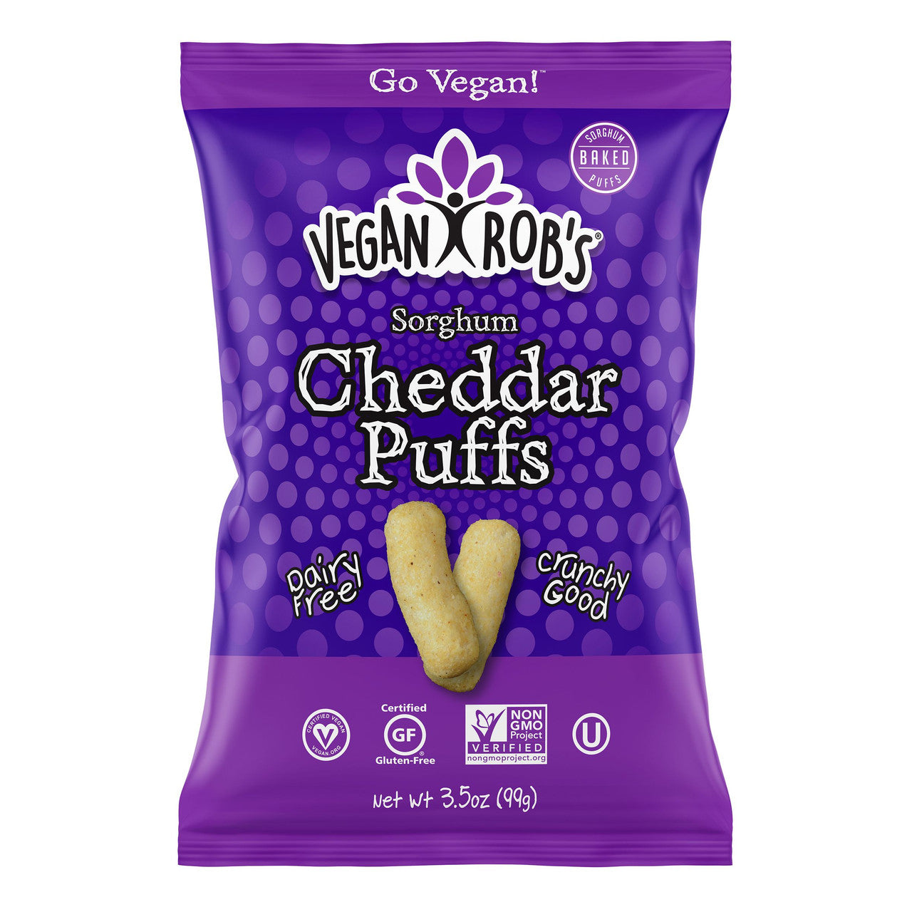 VEGNROB DF CHEDDAR PUFFS ( 12 X 3.5 OZ   )