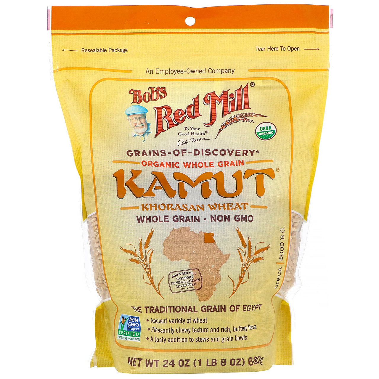 OG2 BOBS KAMUT BERRIES ( 4 X 24 OZ   )