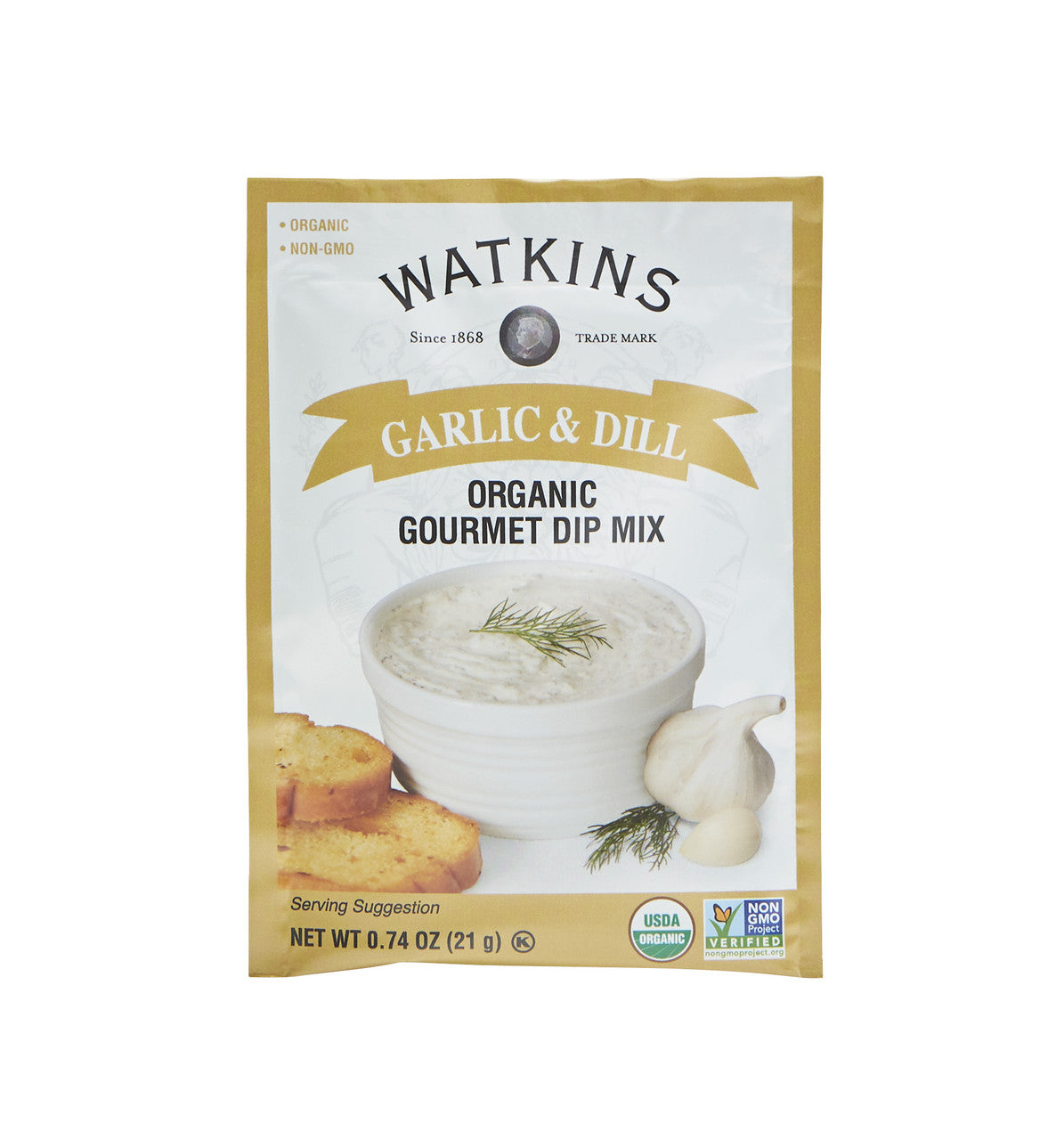 OG2 WTKINS GRLC DILL MIX ( 12 X 0.74 OZ   )