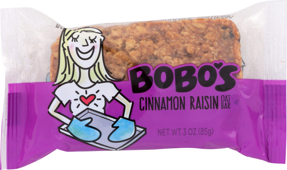 Bobo's Oat Bars All Natural Cinnamon Raisin Oat Bar (12x3 Oz)