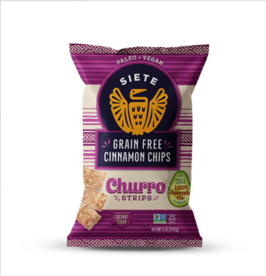 SIETE CHURRO STRIPS CINN ( 12 X 5 OZ   )