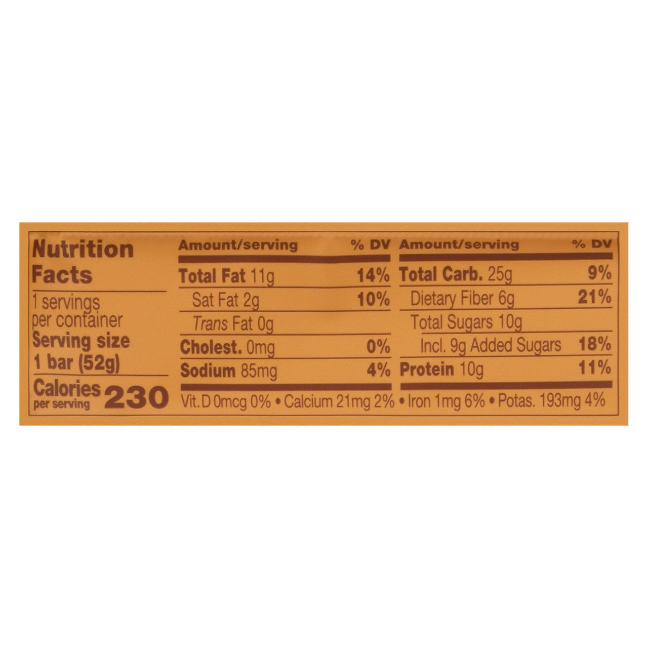 OVRESY BRKFSTBR PB CHOC ( 12 X 1.8 OZ   )