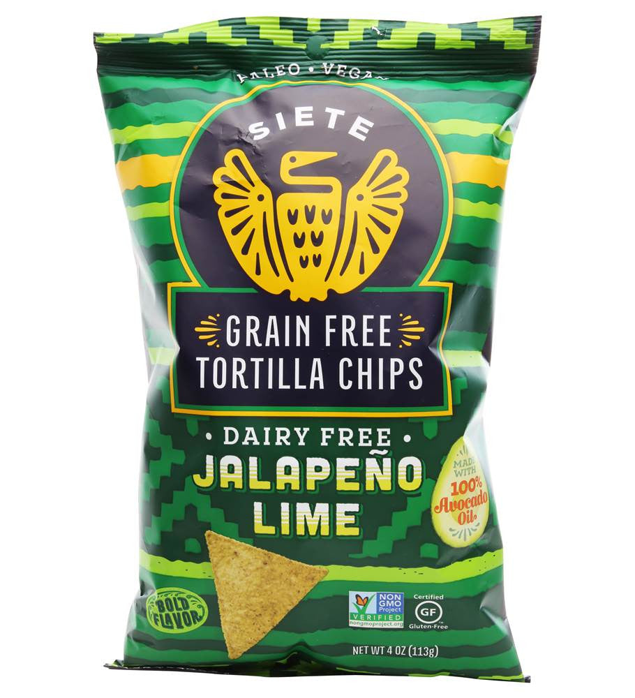 SIETE JALP LIME TORT CHP ( 6 X 4 OZ   )