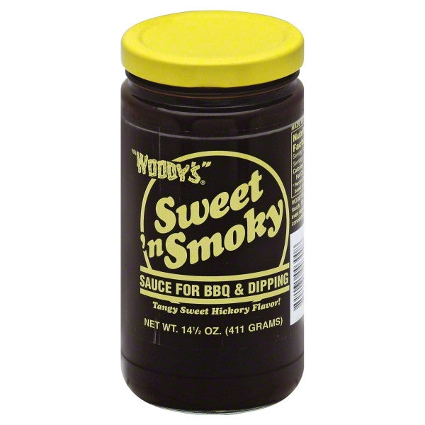 Woodys Sweet N Smoky Sauce (6x14.5OZ )