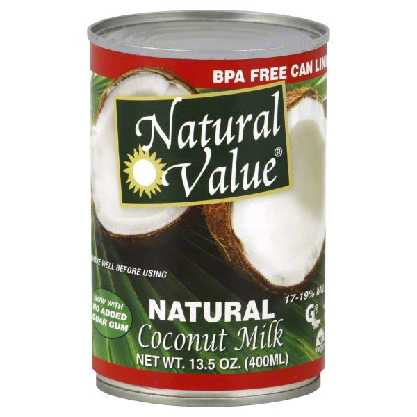 Natural Value Coconut Milk (12x13.5OZ )