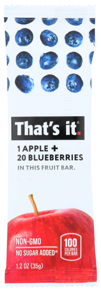 That's It Fruit Bar Apple & Blueberry (12x1.2 OZ)
