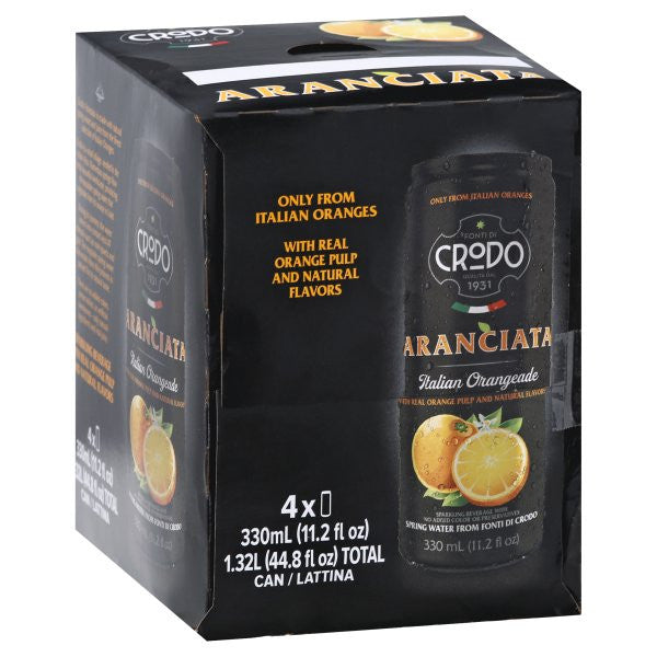 CRODO SPRKLNG ARANCIATA ( 6 X 4 PACK )