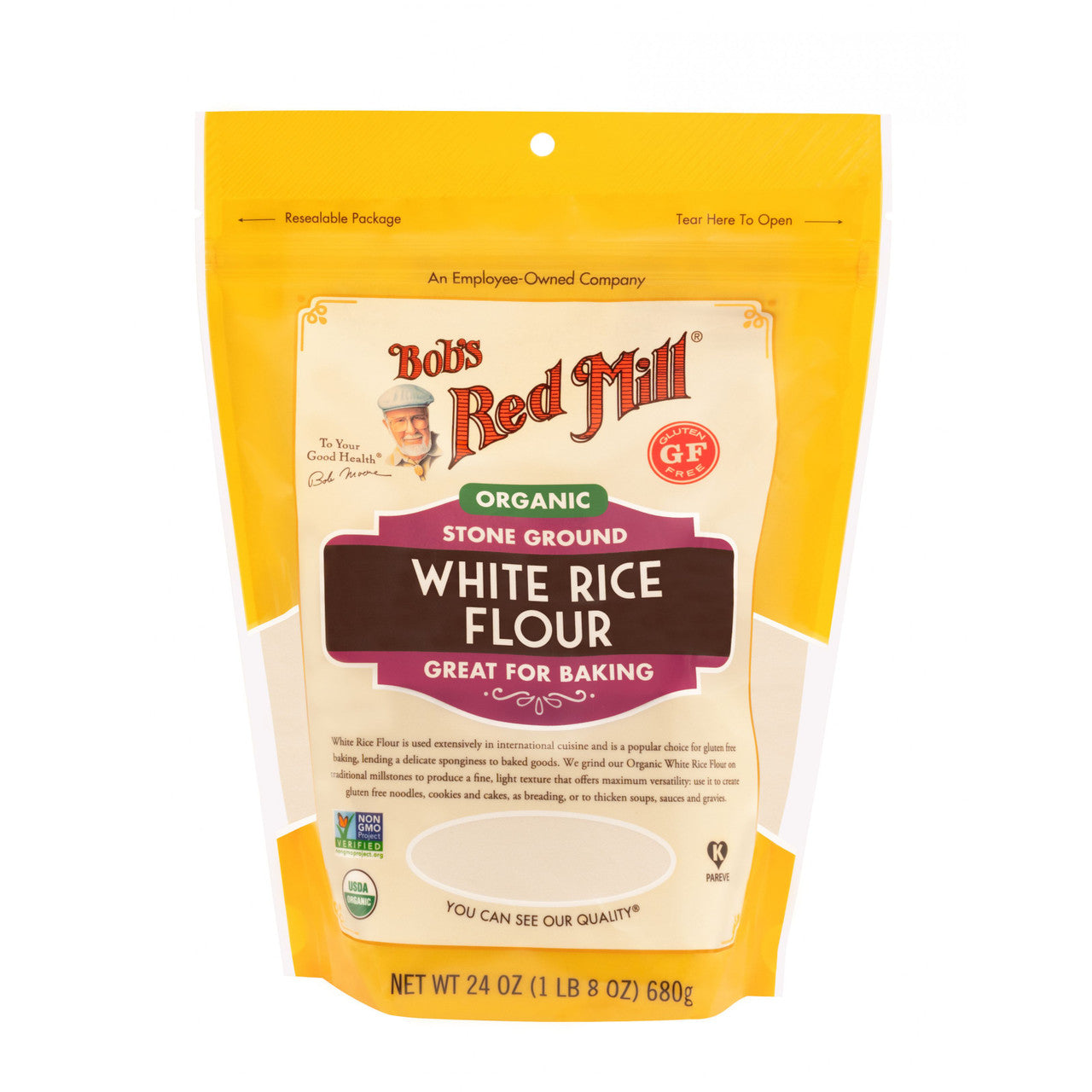 OG2 BOBS FLOUR WHTE RCE ( 4 X 24 OZ   )