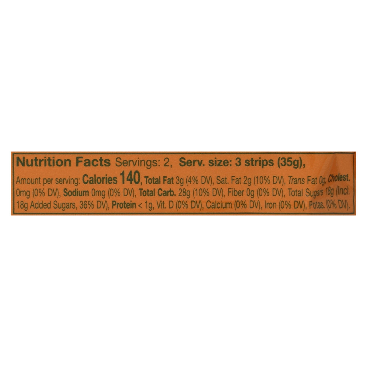 FRITT ORANGE PACK ( 10 X 2.5 OZ   )