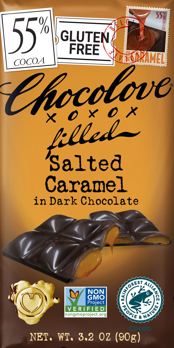 CH LOVE SLT CRML DK CHOC ( 10 X 3.2 OZ   )