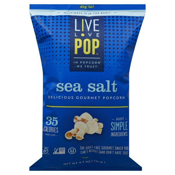 LLP POPCORN SEA SALT ( 12 X 4.4 OZ   )