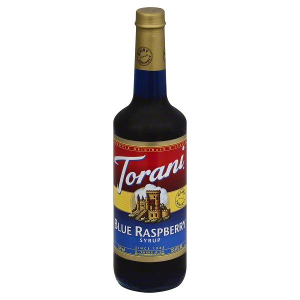 TORANI BLU RASP SYRUP ( 12 X 25.4 OZ   )
