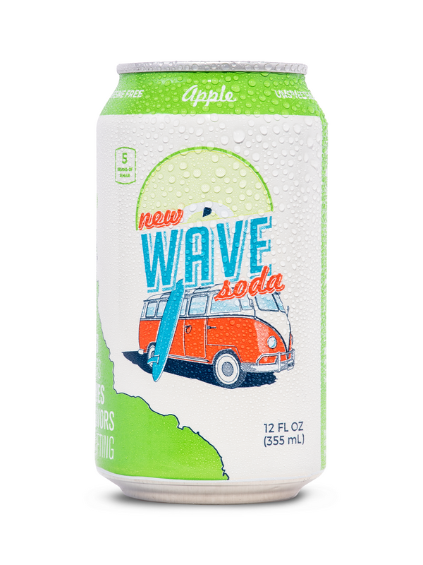 WAVE APPLE CAFFINE FREE ( 12 X 12 OZ   )