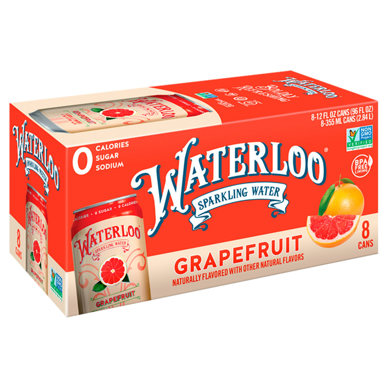 WTRLOO GRPFRT SPK WATER ( 3 X 8 PK   )