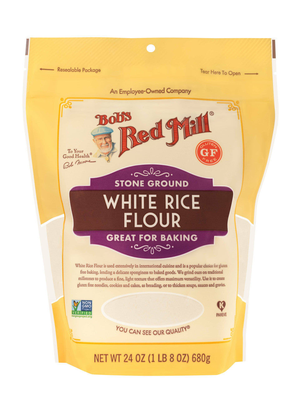 BOBS FLOUR WHTRC STN GRN ( 4 X 24 OZ   )