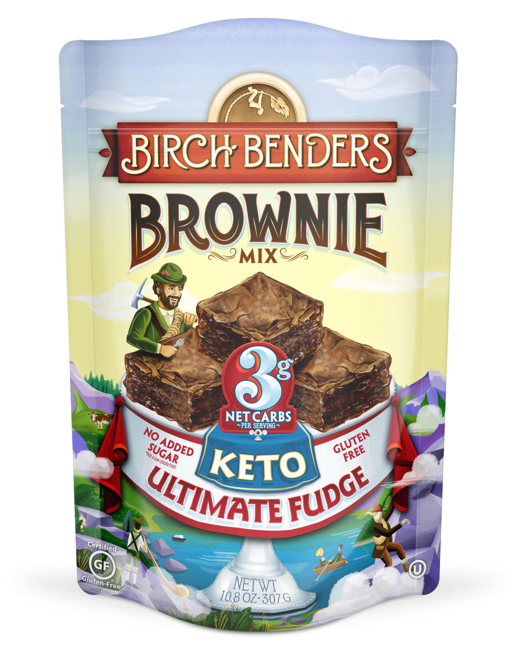 BIRCH KETO ULT FDG BRWNI ( 6 X 10.8 OZ   )