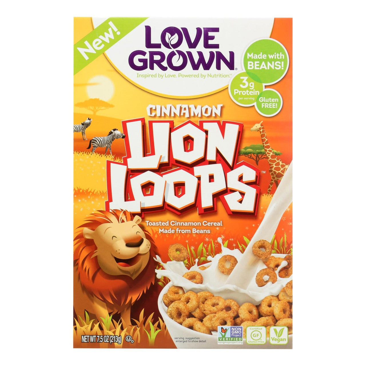 LGF LION HEARTS CEREAL ( 6 X 7.5 OZ   )