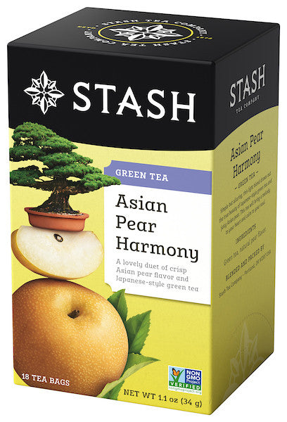 STASH GRN TEA ASIAN PEAR ( 6 X 18 BAG  )