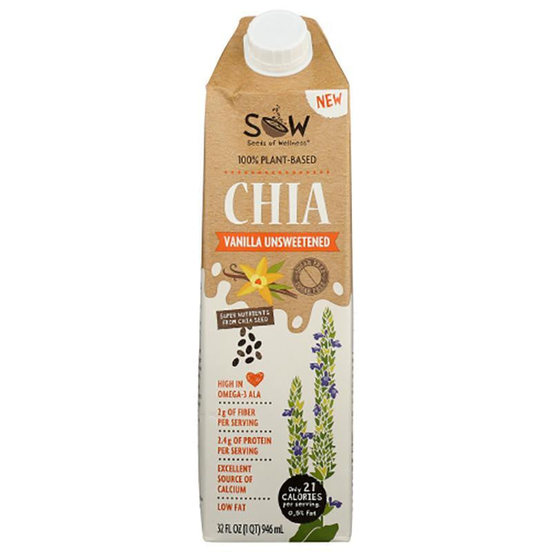 SOW CHIA BEV VAN UNSWTND ( 6 X 32 OZ   )