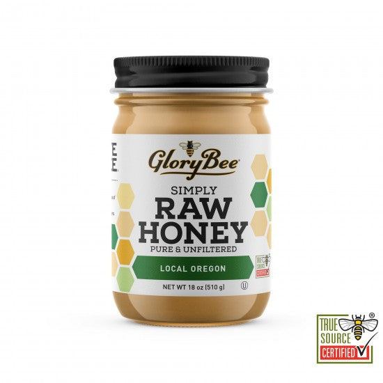 GLORYBEE OR RAW HONEY ( 6 X 18 OZ   )