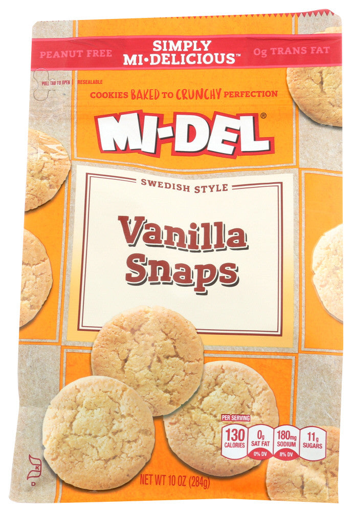 MIDEL VANILLA SNAPS  ( 8 X 10 OZ   )
