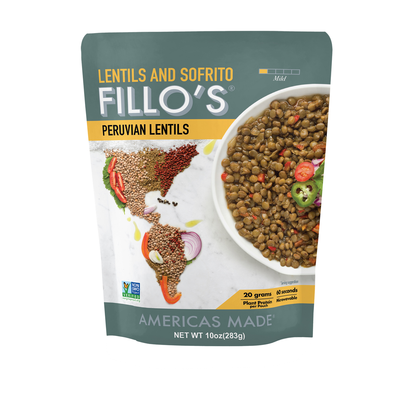 FILLOS PRUVIAN LENTIL BN ( 6 X 10 OZ   )