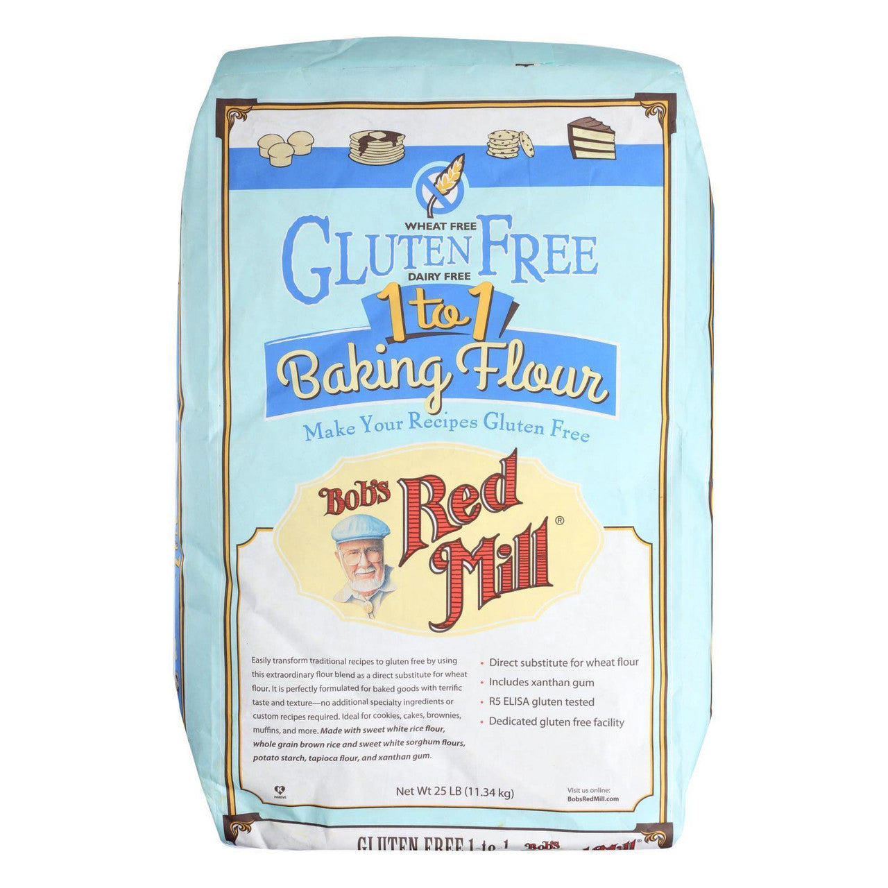 BOBS BKING FLOUR 1TO1 GF ( 1 X 25 LB   )