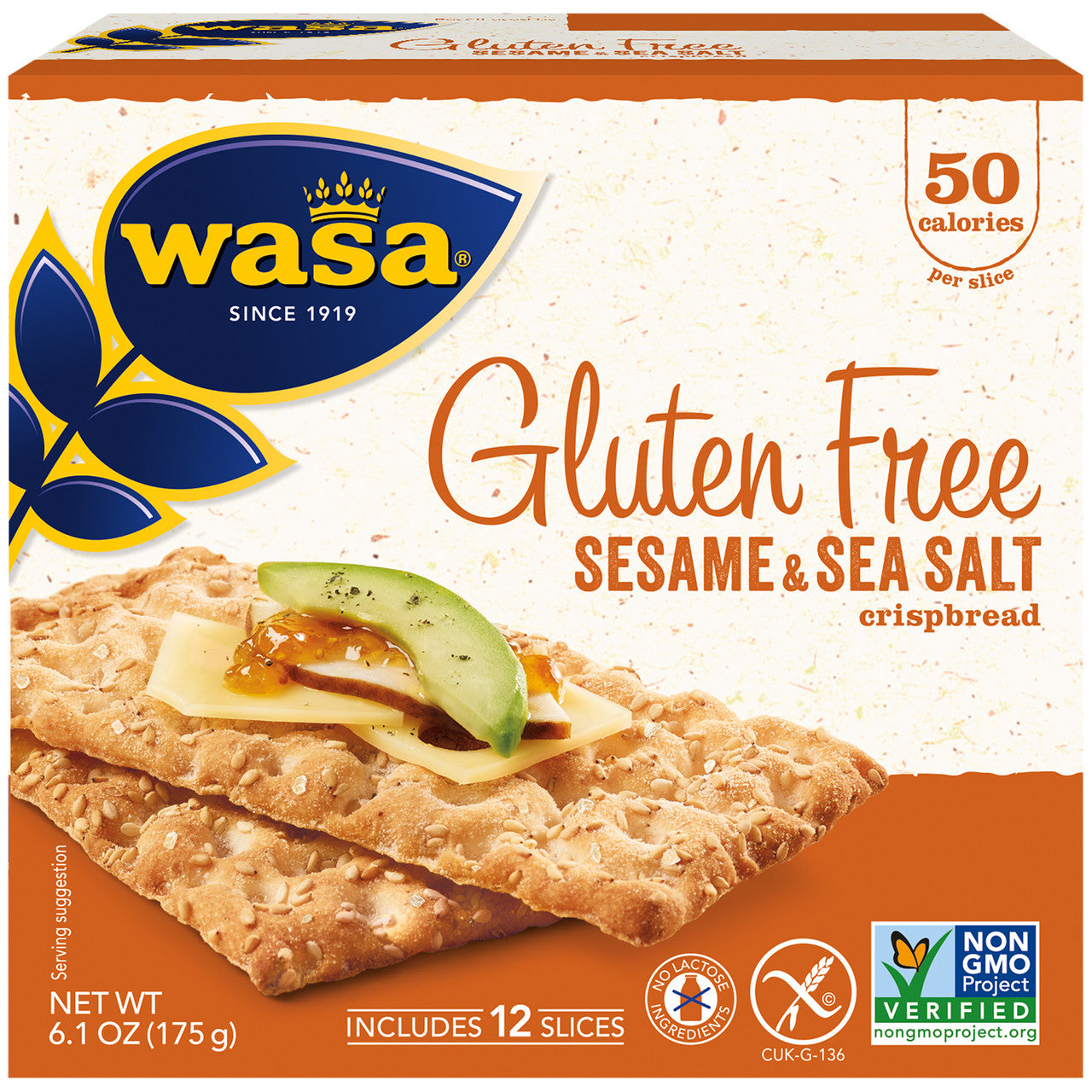 WASA SESAME SEA SALT GF ( 10 X 6.1 OZ   )