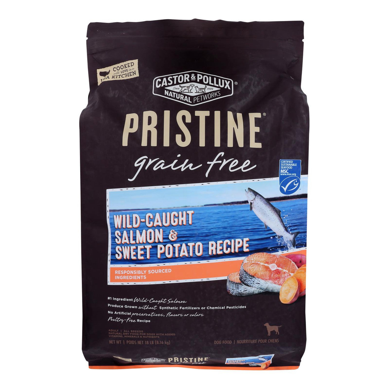 C&P SLMN/SWT POT DOG FD ( 1 X 18 LB   )