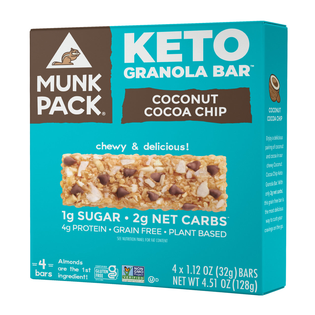 MUNK CNUT COCOA CHP BAR ( 6 X 4 OZ   )