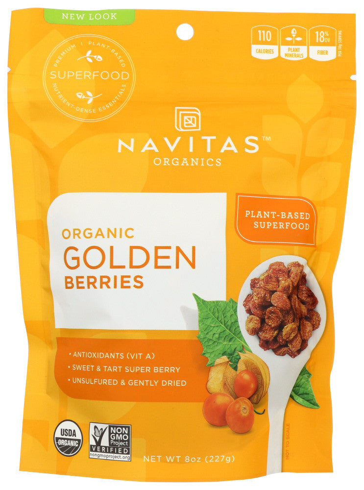 Navitas Naturals Organic Golden Berries  (12x8 OZ)