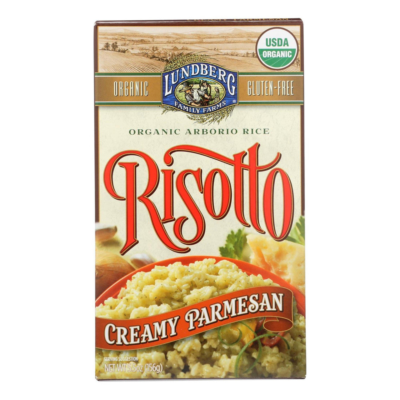 OG2 LUND CRMY PARM RISO ( 6 X 5.5 OZ   )